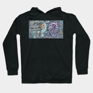 coral sea Hoodie